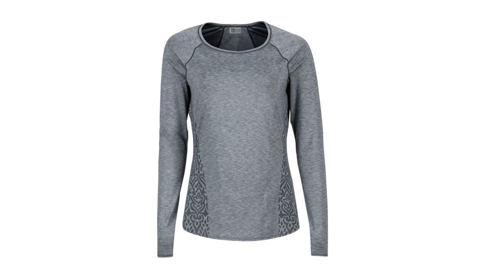 Marmot Rowe Long Sleeve T-Shirt - Womens, Dark Steel, Extra Large 48140-1132-XL