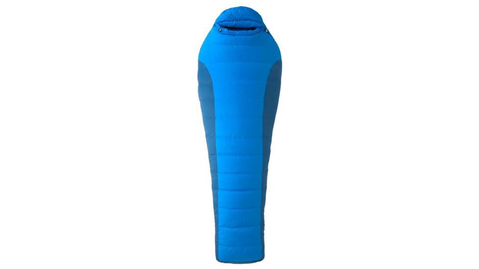 Sawtooth 15 Sleeping Bag 650 Down-Cobalt Blue/Blue Night-Wide &amp; Long-Left