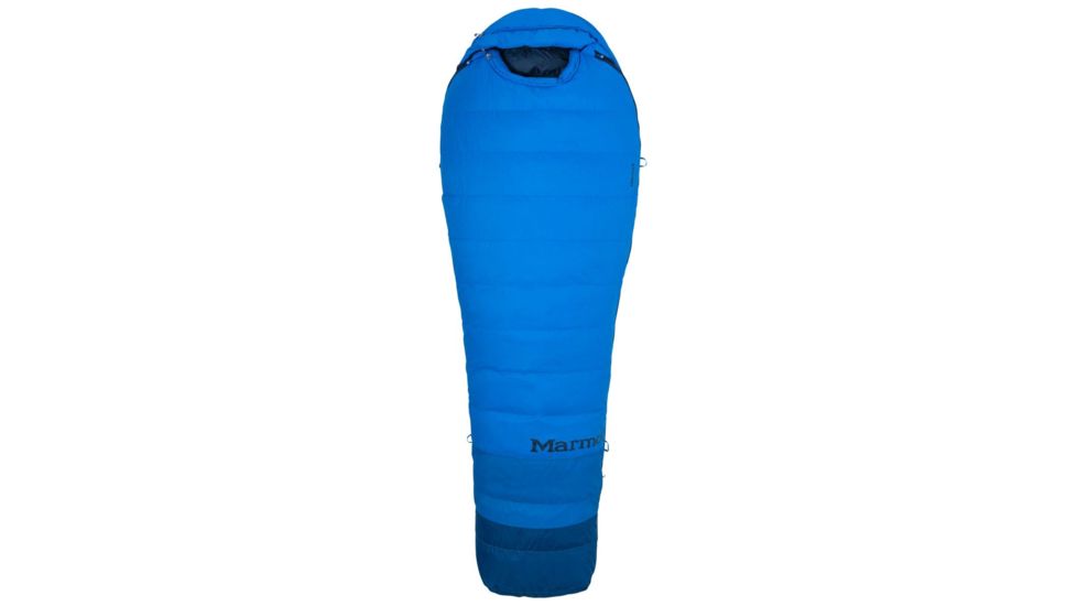 Marmot Sawtooth Tl Sleeping Bag, Cobalt Blue/Classic Blue, Reg 6ft 0in, LZ 39200-3613-Reg: 6'0" / LZ