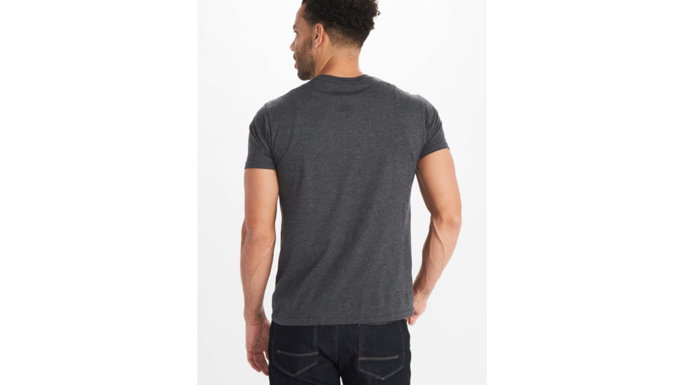 Marmot Sequoia Short Sleeve Tee - Mens, Charcoal Heather, Extra Large, M11733-1204-XL