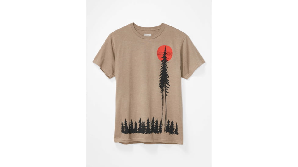 Marmot Sequoia Short Sleeve Tee - Mens, Stonework Heather, Small, M11733-741-S