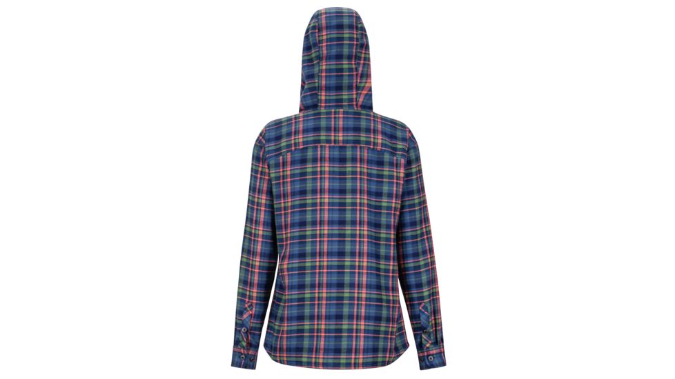 Marmot Shelley Midweight Flannel Long Sleeve Shirt - Womens, Arctic Navy, Large, 49880-2975-L