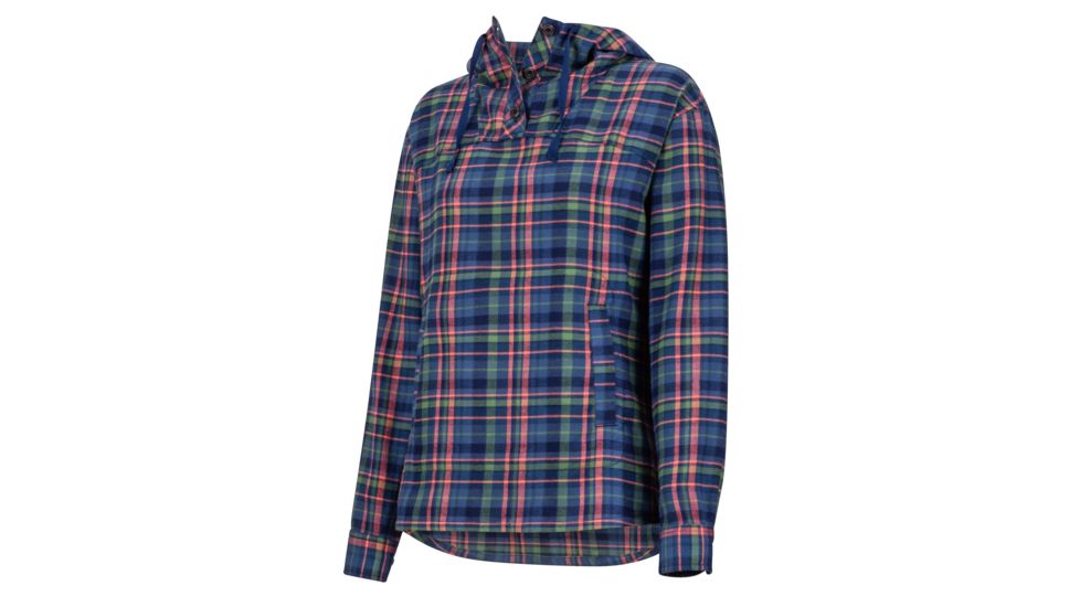 Marmot Shelley Midweight Flannel Long Sleeve Shirt - Womens, Arctic Navy, Large, 49880-2975-L