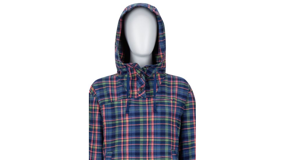 Marmot Shelley Midweight Flannel Long Sleeve Shirt - Womens, Arctic Navy, Large, 49880-2975-L