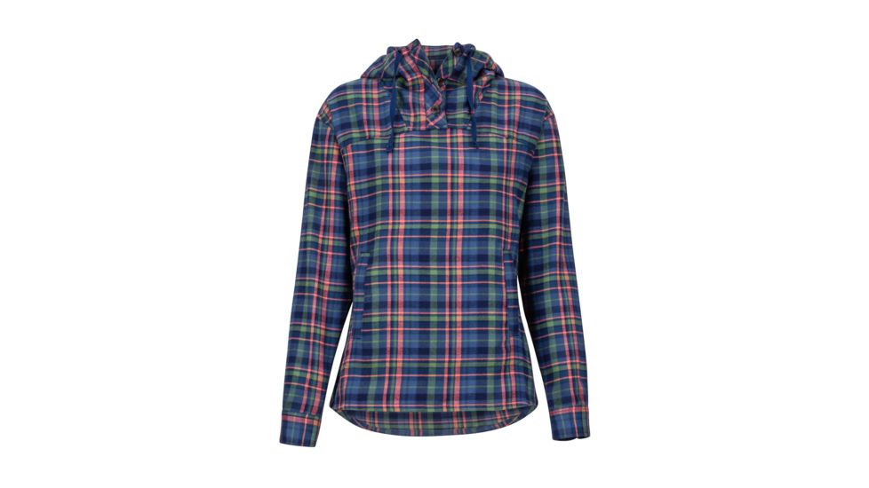 Marmot Shelley Midweight Flannel Long Sleeve Shirt - Womens, Arctic Navy, Large, 49880-2975-L