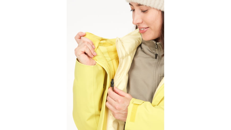 Marmot Sierra Component Jacket - Womens, Extra Small, Limelight, M13164-21536-XS