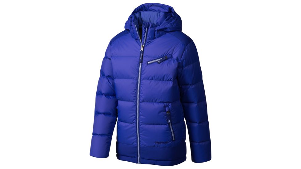 Marmot Sling Shot Jacket - Girl's-Gemstone/Midnight Purple-X-Small