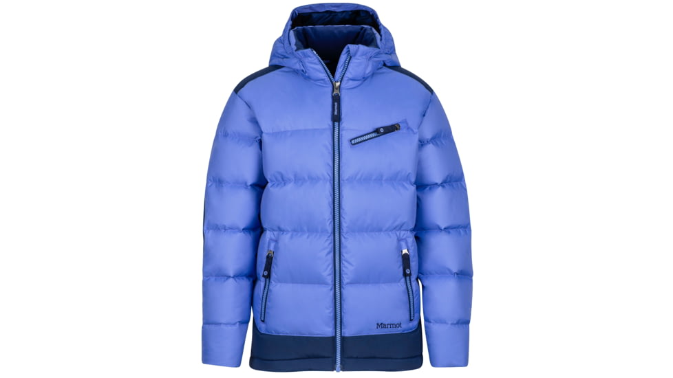 Marmot Sling Shot Jacket - Girl's-Lilac/Arctic Navy-X-Small