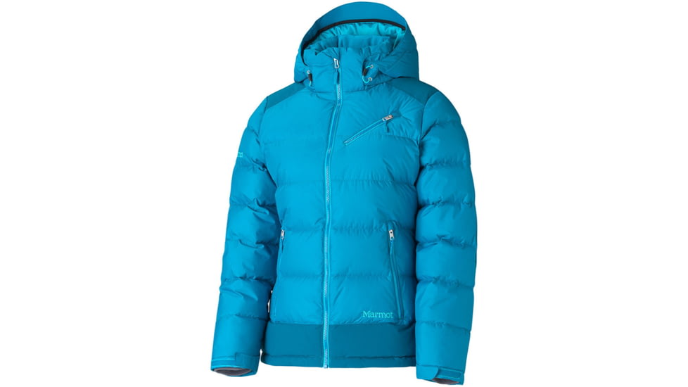 Marmot Sling Shot Jacket - Women's, Medium, Aqua Blue/Dark Sea, 375575