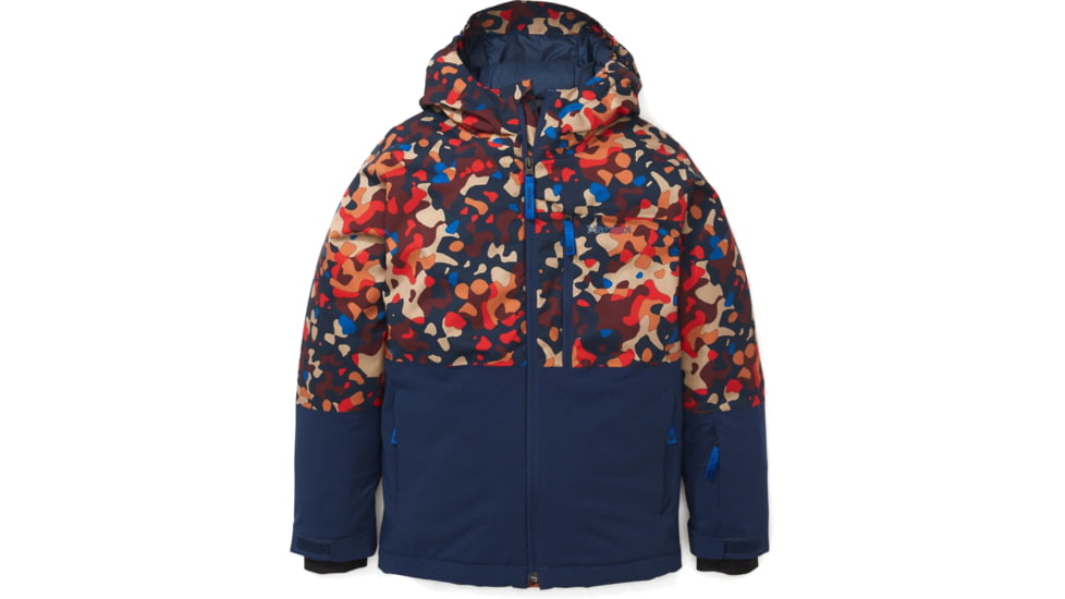 Marmot Snowline Jacket - Kids, Shetland Tech Camo/Arctic Navy, Small, M13230-20703-S