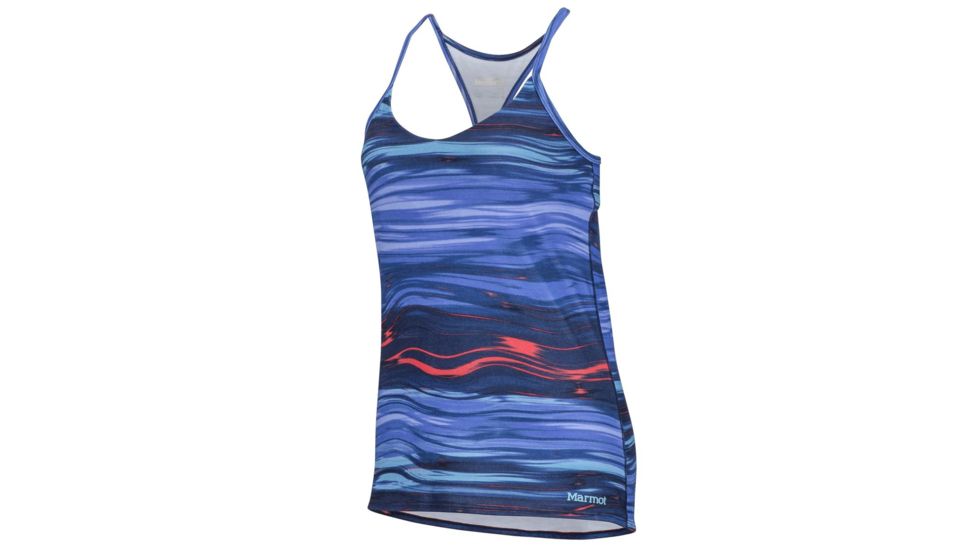 Marmot Solstice Tank Top - Womens, Deep Dusk Scramble, Small 49520-8631-S