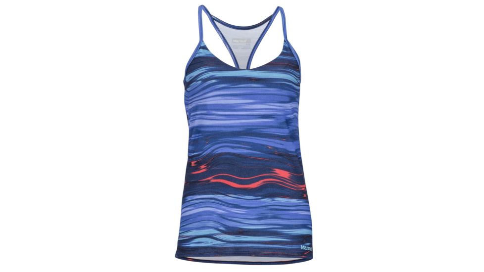 Marmot Solstice Tank Top - Womens, Deep Dusk Scramble, Small 49520-8631-S