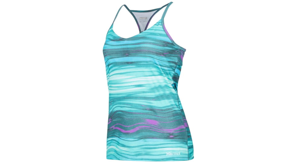Marmot Solstice Tank Top - Womens, Malachite Scramble, M 49520-8642-M