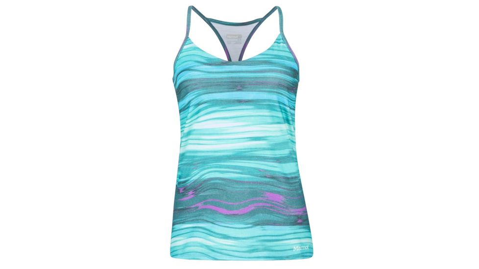 Marmot Solstice Tank Top - Womens, Malachite Scramble, M 49520-8642-M
