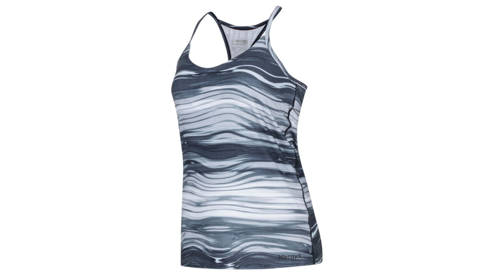 Marmot Solstice Tank Top - Womens, Black Scramble, L 49520-8645-L