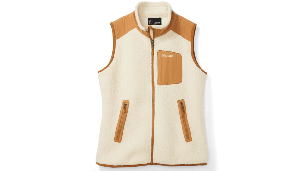 Marmot Wiley Vest - Womens, Cream/Scotch, Large, 89340-3496-L