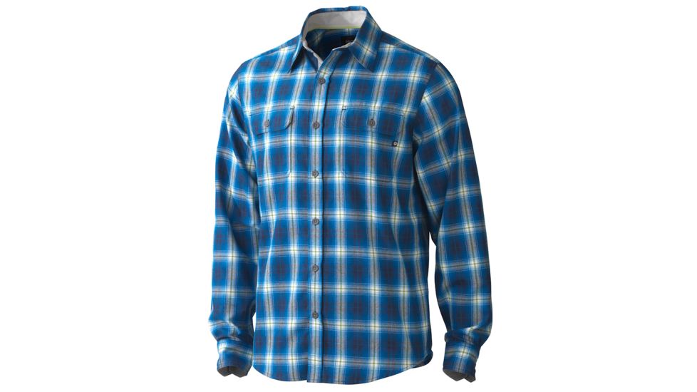 Marmot Southside Flannel Shirt - Men's-Blue Sapphire-Small