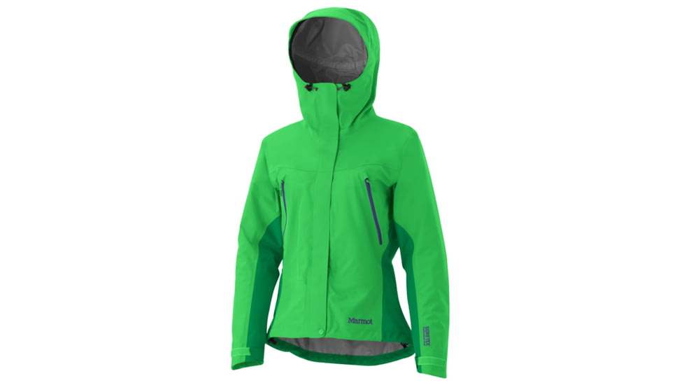 Marmot Spire Jackets - Women's, Small, Bright Grass/Dark Fern, 537646