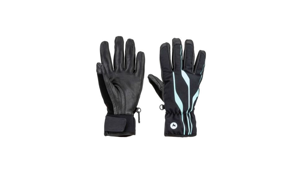 Marmot Spring Gloves - Womens, Black, M 14860-001-M