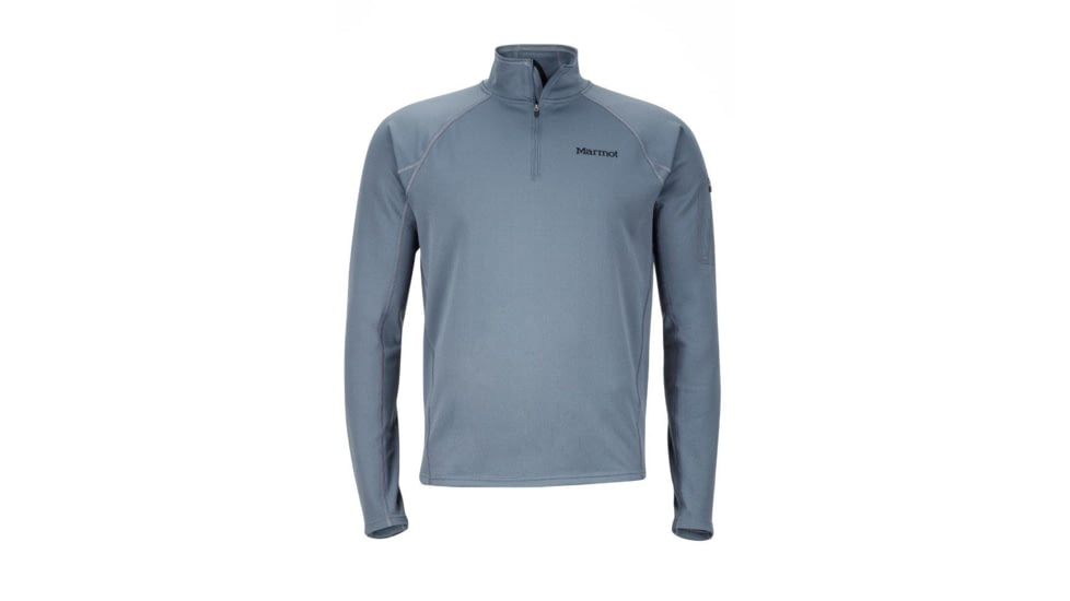 Marmot Stretch Fleece 1/2 Zip - Men's-Steel Onyx-X-Large