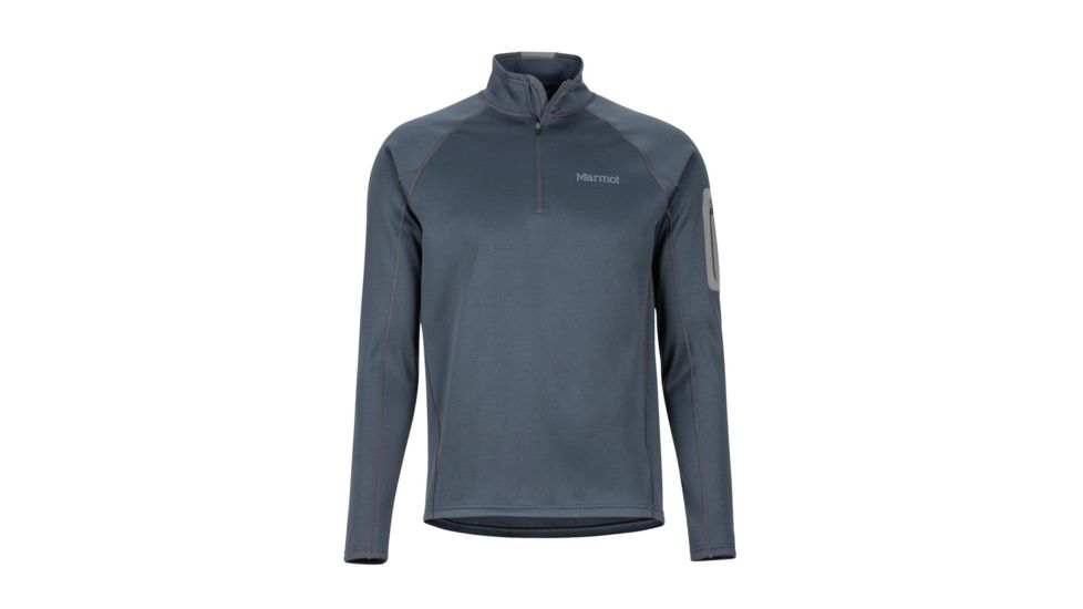 Marmot Stretch Fleece 1/2 Zip - Mens, Dark Steel, 2XL, 81140-1132-XXL