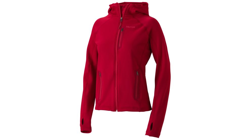 Marmot Stretch Fleece Hoody - Women's-Raspberry-Medium