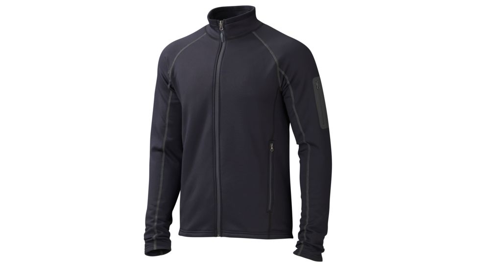 Marmot Stretch Fleece Jacket - Men's-Black Clearance-Large