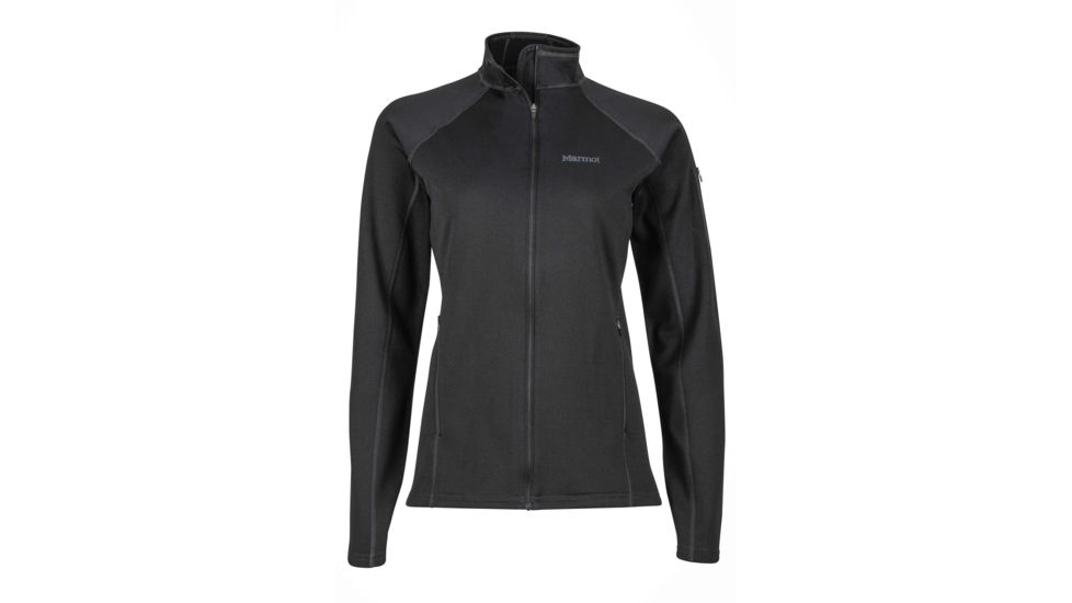 Marmot Stretch Fleece Jacket - Women's-Black-Medium