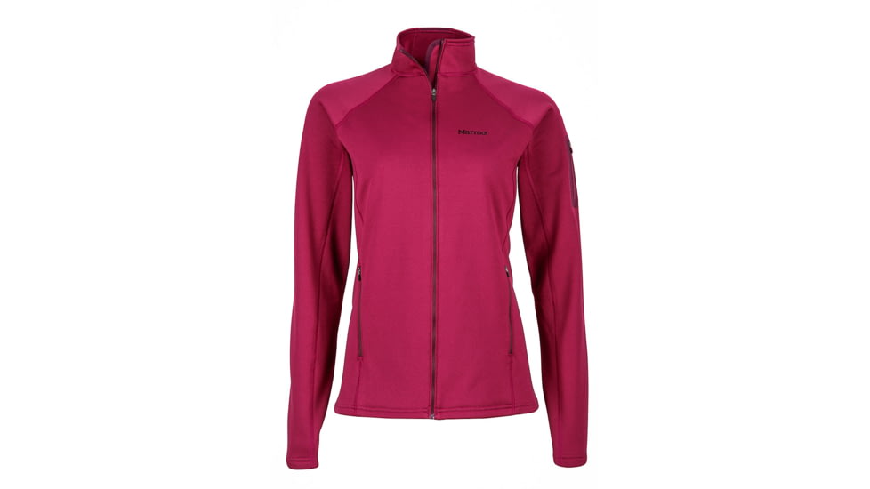 Marmot Stretch Fleece Jacket - Women's-Magenta-Medium