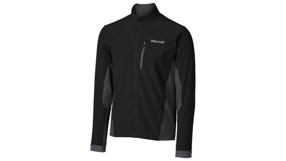 Marmot Stretch Light Jacket - Mens-Black/Slate Grey-Medium