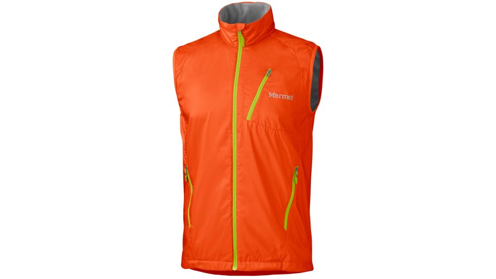 Marmot Stride Vest - Men's-Sunset Orange-X-Large