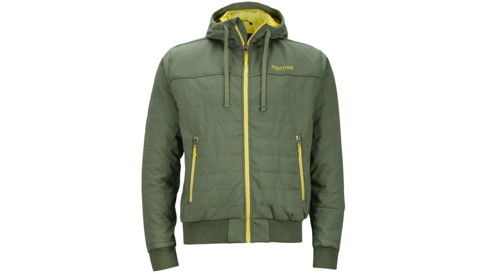 Marmot Summit Rock Insulated Hoody - Men's -Stone Green-Medium