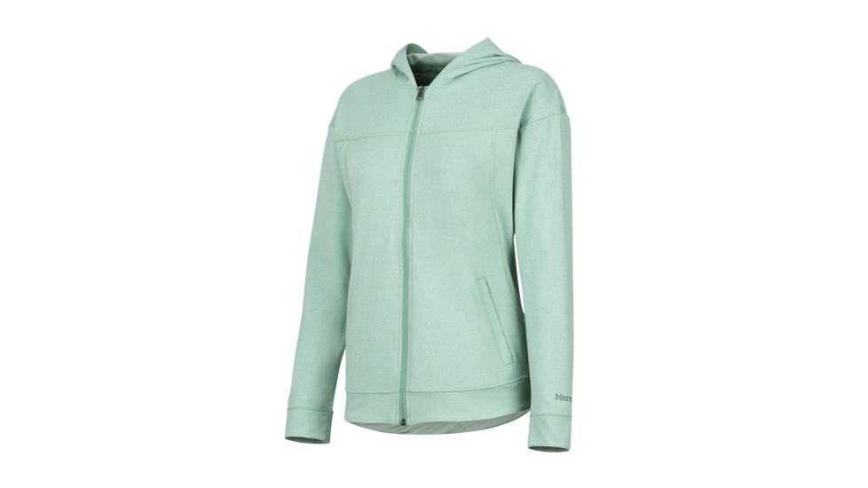 Marmot Sun Point Hoody - Womens, Pond Green, Small, 47460-4570-S