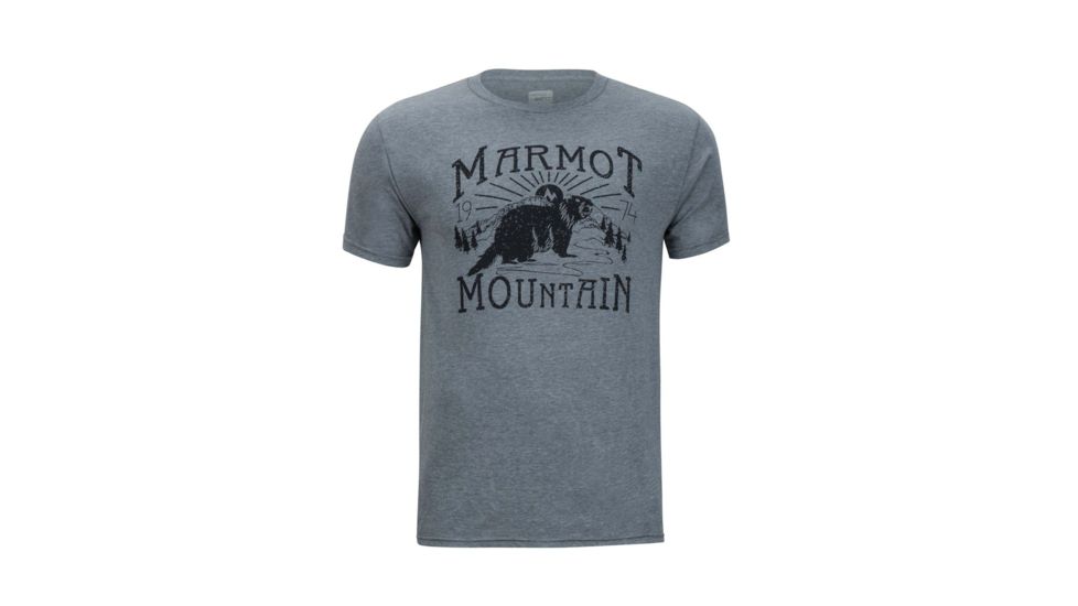 Marmot Sunrise Marmot Short Sleeve T-Shirt - Mens, Ash Heather, Small 43480-1507-S
