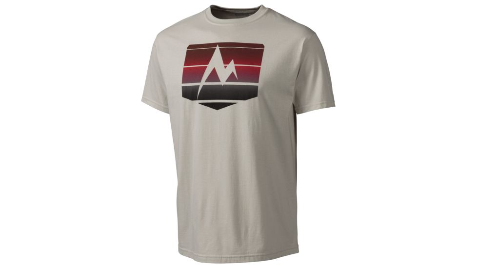 Marmot Sunrise Stripe Short Sleeve Tee - Mens-Granite-Large