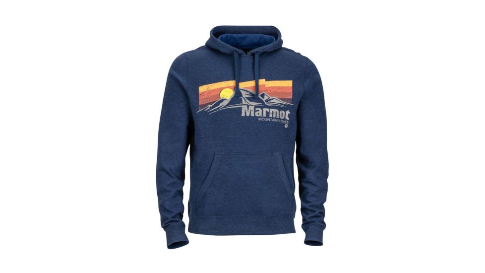 Marmot Sunsetter Hoody - Mens, Vintage Navy Heather, Small 43680-2829-S