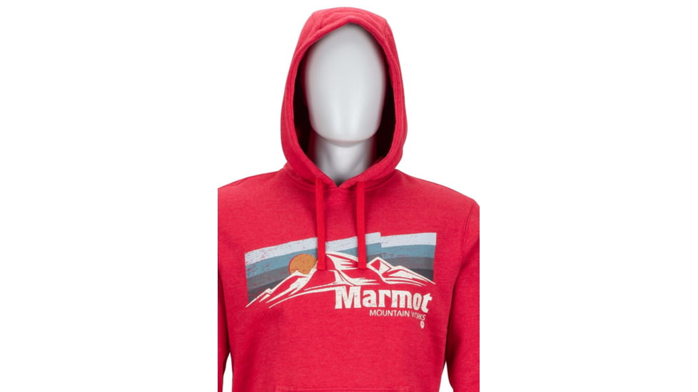 Marmot Sunsetter Hoody - Mens, Auburn Heather, L 43680-8483-L