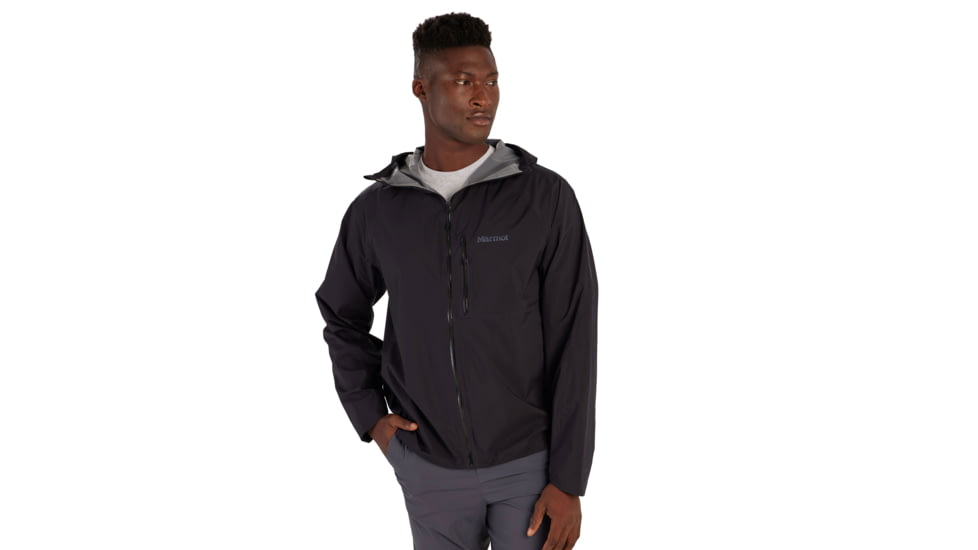 Marmot Superalloy Bio Rain Jacket - Men's, Black, Large, M15378-001-L