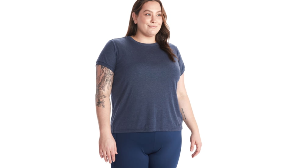 Marmot Switchback Short Sleeve - Womens, Arctic Navy, 3X, M12642-2975-3X