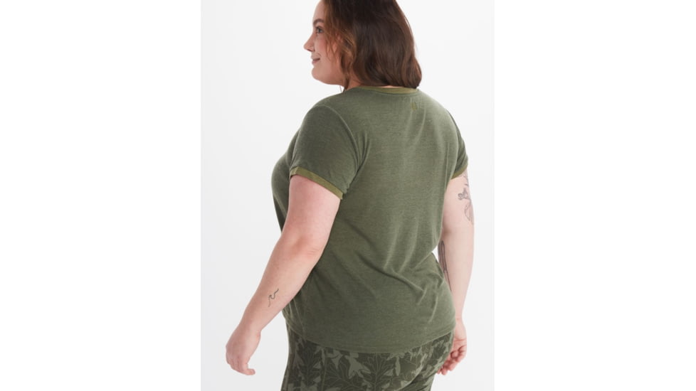 Marmot Switchback Short Sleeve - Womens, Nori/Winter Moss, 2X, M12642-19578-2X