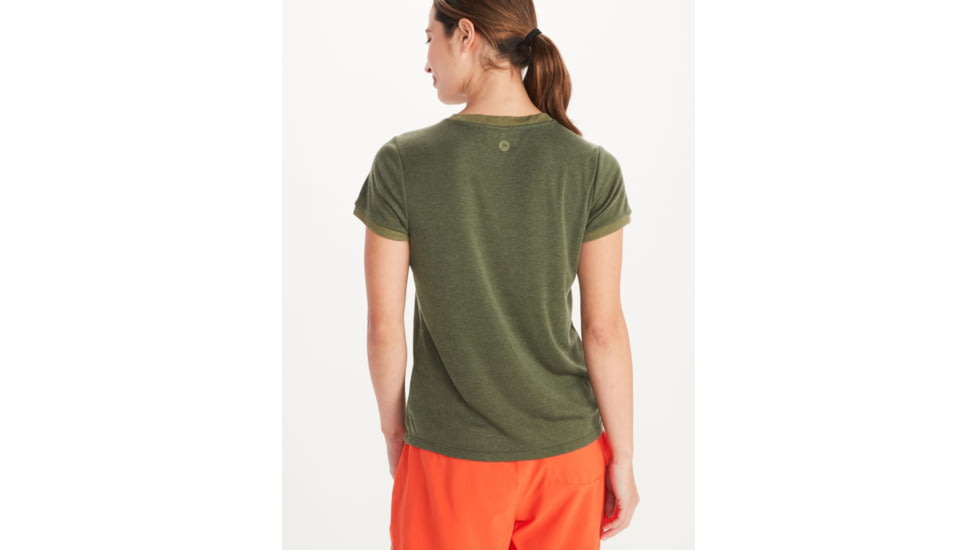 Marmot Switchback Short Sleeve - Womens, Nori/Winter Moss, Large, M12621-19578-L