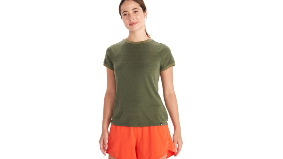 Marmot Switchback Short Sleeve - Womens, Nori/Winter Moss, Large, M12621-19578-L