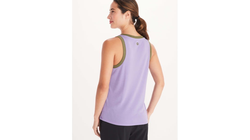 Marmot Switchback Tank - Womens, Paisley Purple/Winter Moss, XL, M12598-19580-XL