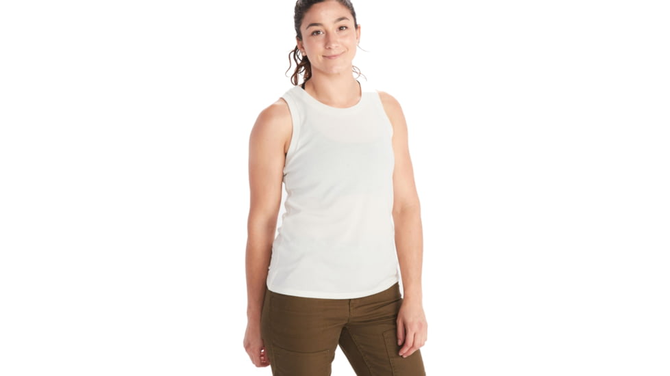Marmot Switchback Tank - Womens, Papyrus, Large, M12598-7395-L