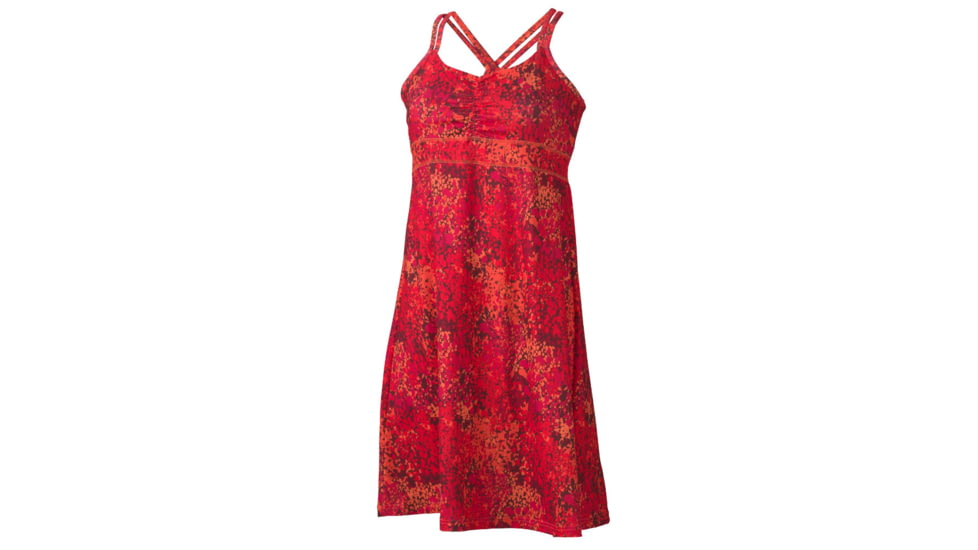 Taryn Dress - Womens-Orange Coral Water-Small