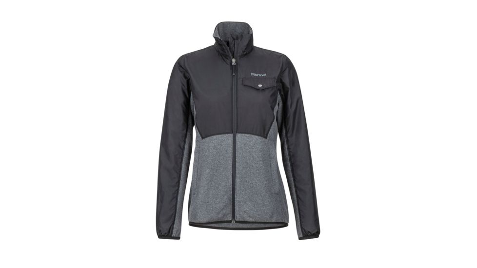 Marmot Tech Sweater - Womens, Black Heather/Black, S, 89350-1616-S