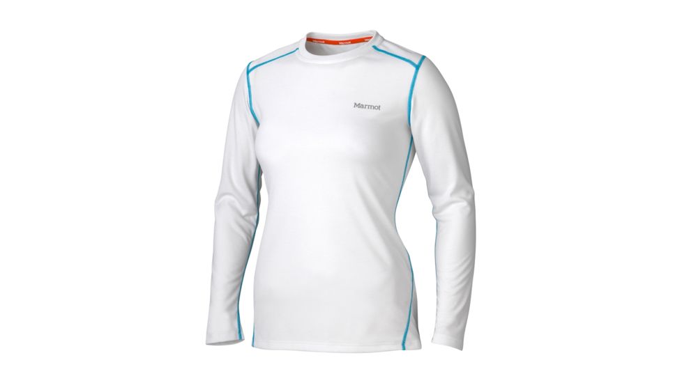Marmot ThermalClime Pro Long Sleeve Crew - Women's-White-Large