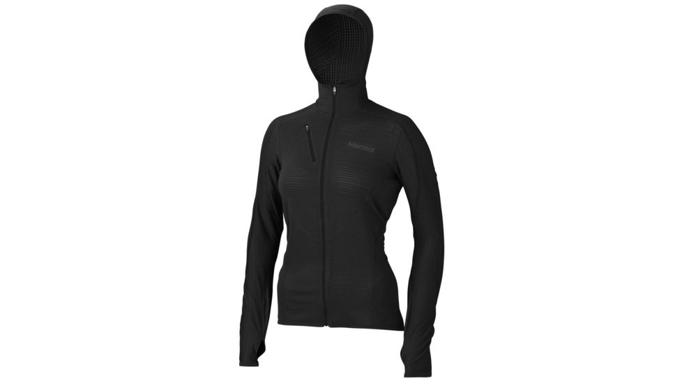 Thermo Hoody - Womens-Black-Small