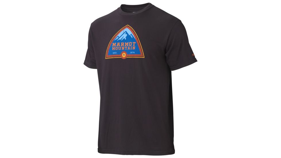 Marmot Mens Tioga Pass Short Sleeve Shirt,Black,Large MAR1158-BLK-LG