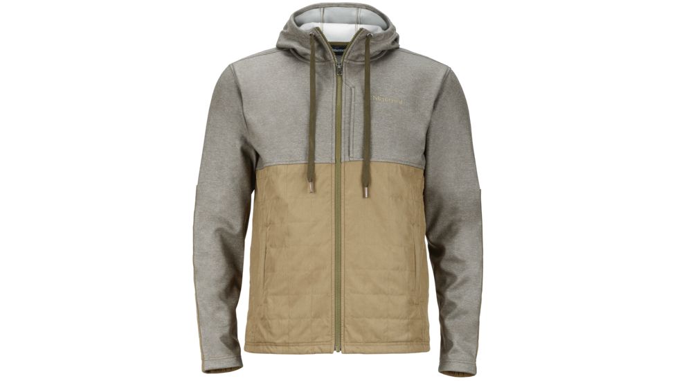 Marmot Tolman Hoody - Men's-Dark Olive/Calvary Brown-Small
